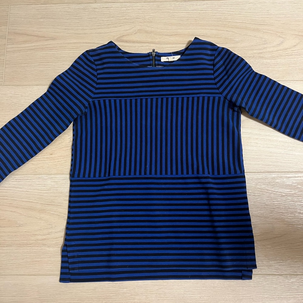 Striped Blue Top